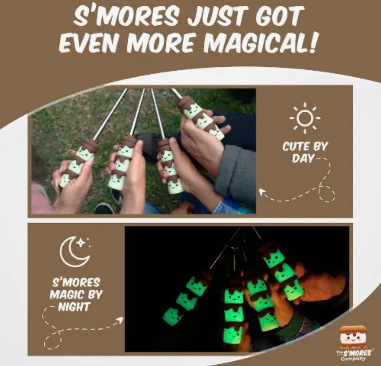 Glow in the dark roasting sticks(PREORDER- arriving early July)