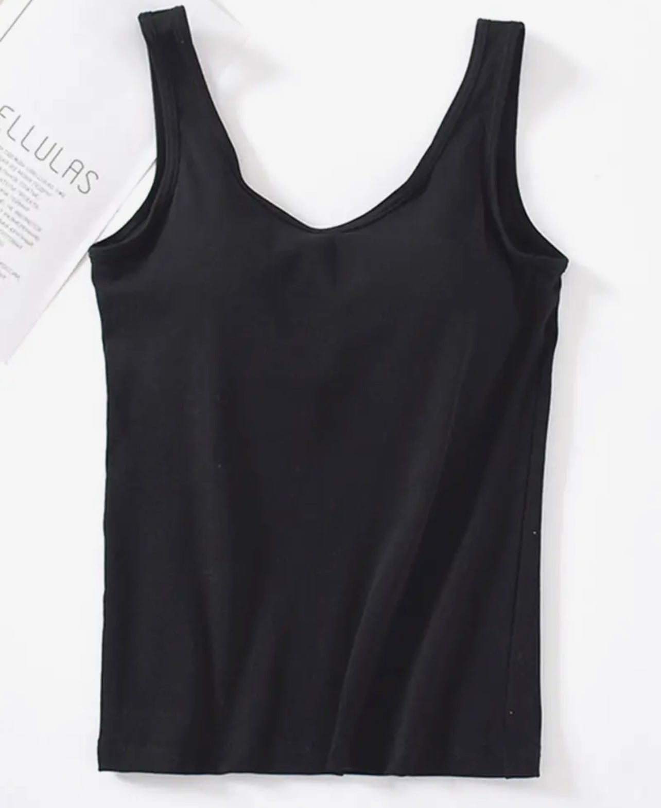 Chic scoop neck tank top (PREORDER- arriving end of June)