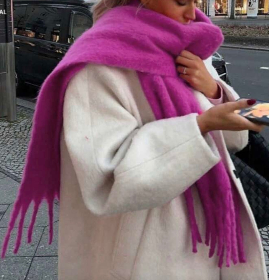 Oversized scarf