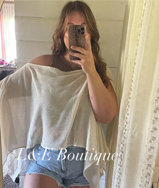 Mesh poncho