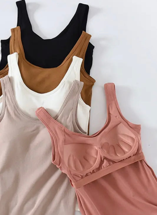 Chic scoop neck tank top (PREORDER- arriving end of June)