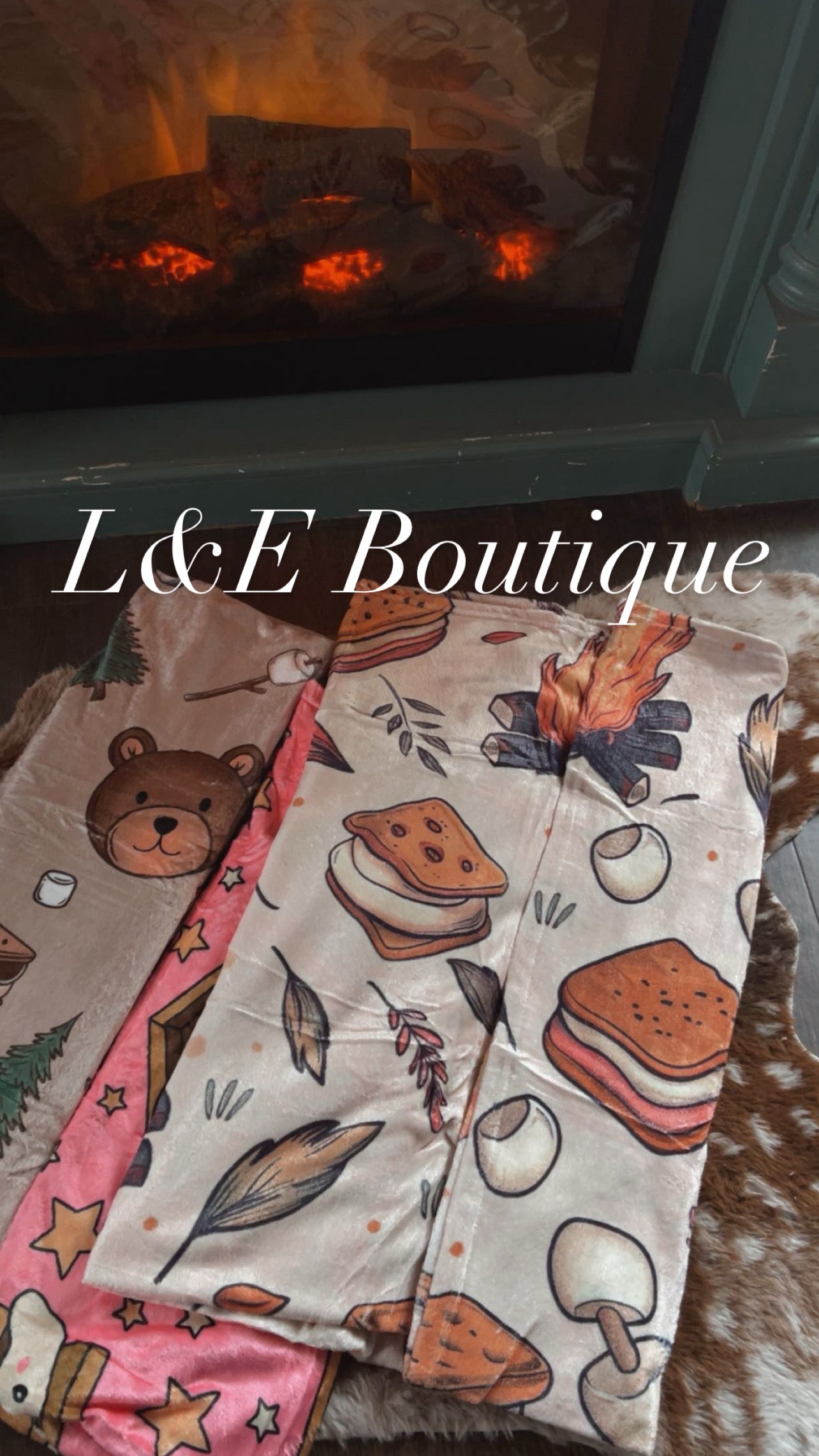 Cozy camping blankets