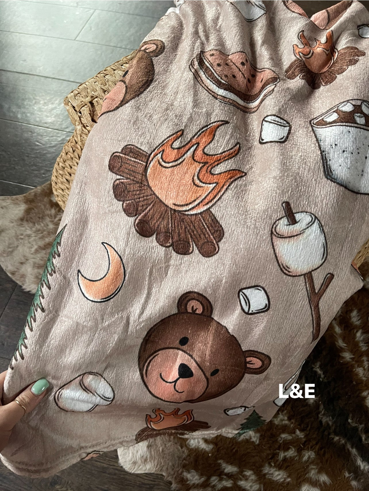 Cozy camping blankets