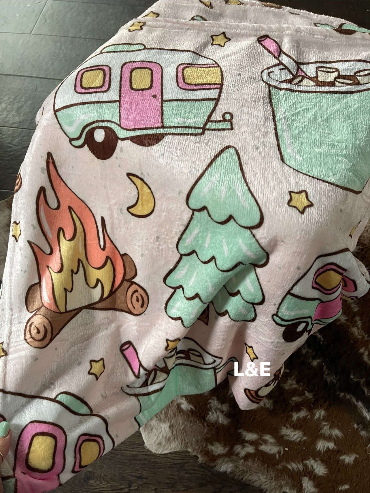 Cozy camping blankets