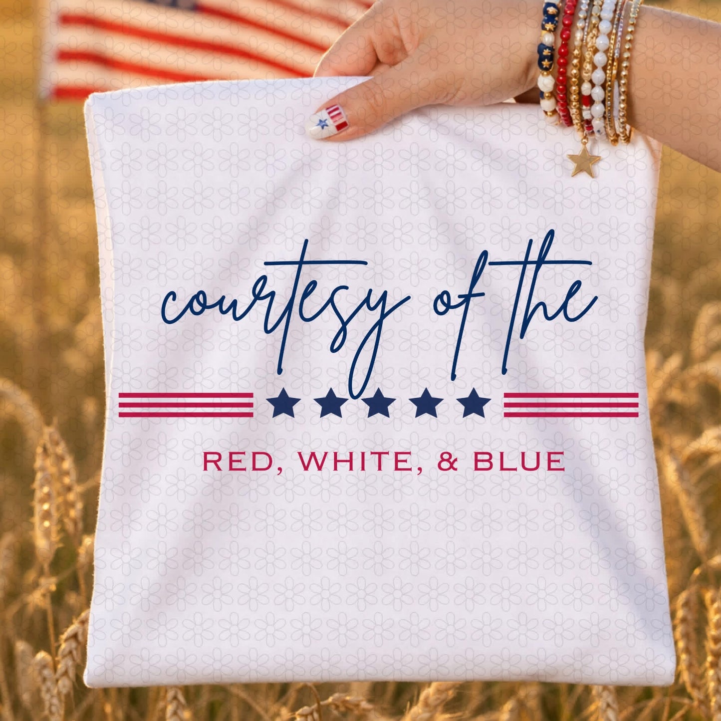 Courtesy of the red, white, & blue