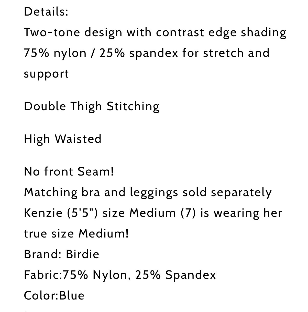 POWERSPLIT LEGGINGS(PREORDER- arriving mid July)