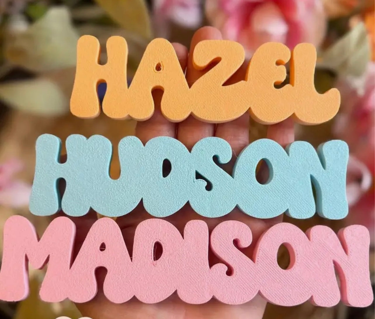 Custom name sand mold•leave name in notes• (PREORDER- arriving end of June/early July)