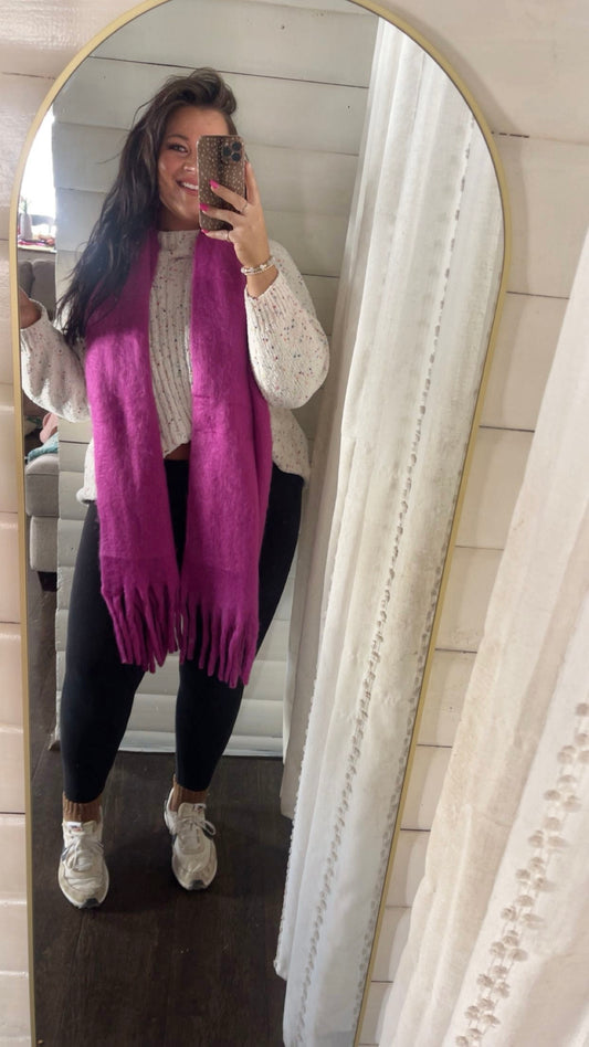 Oversized scarf