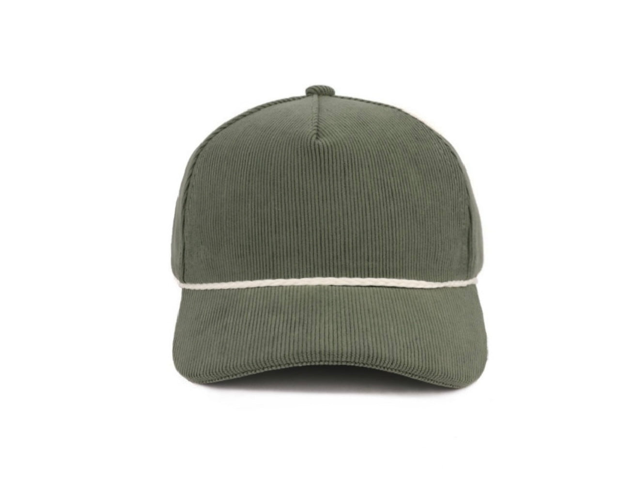 Rope corduroy SnapBack hat