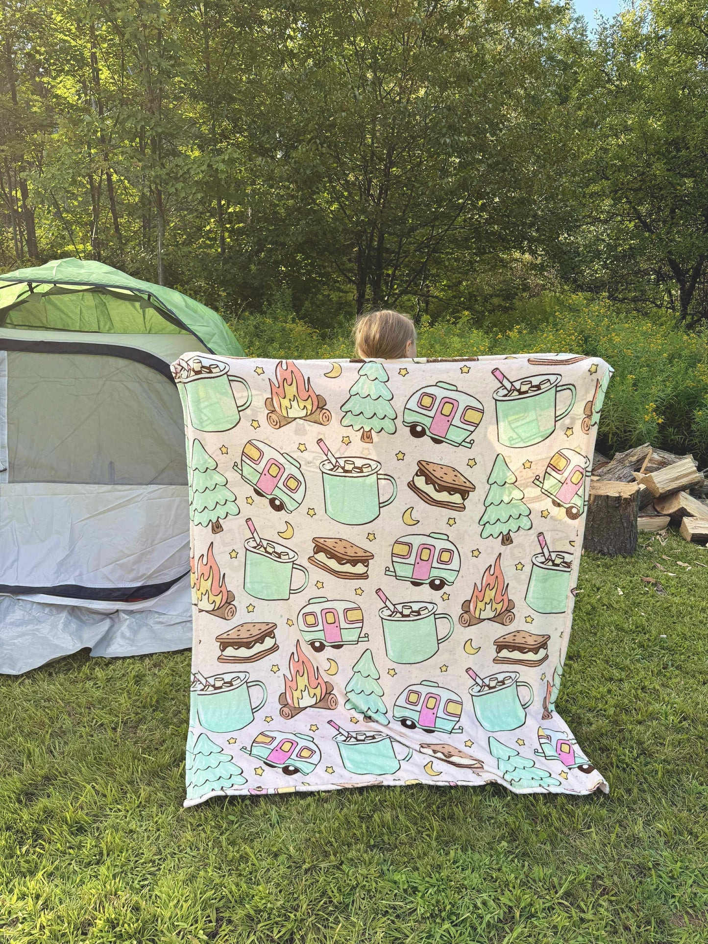 Cozy camping blankets