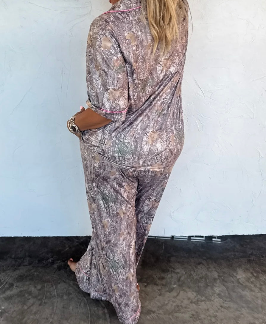 Cabin cozy luxe pj set