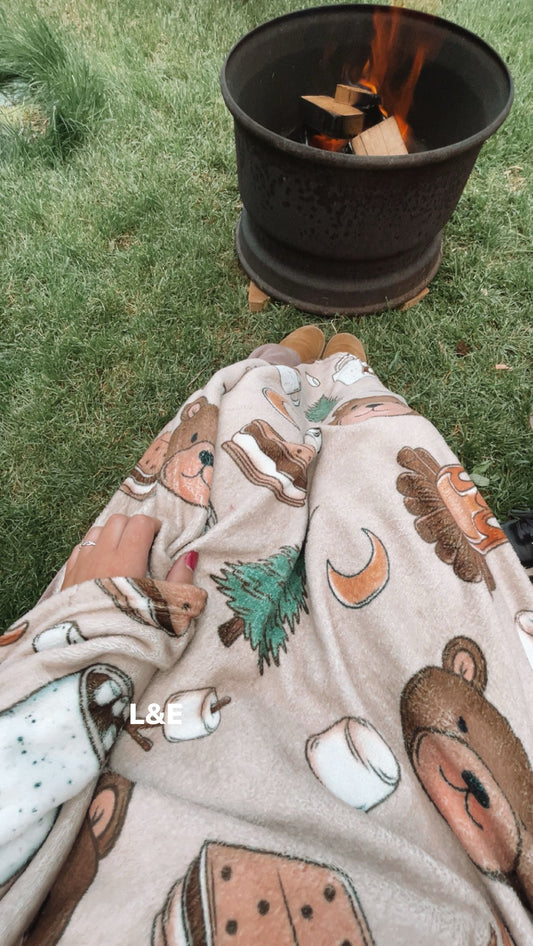 Cozy camping blankets