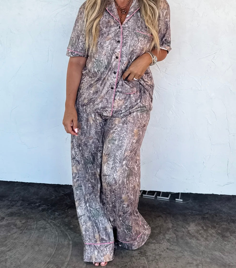 Cabin cozy luxe pj set