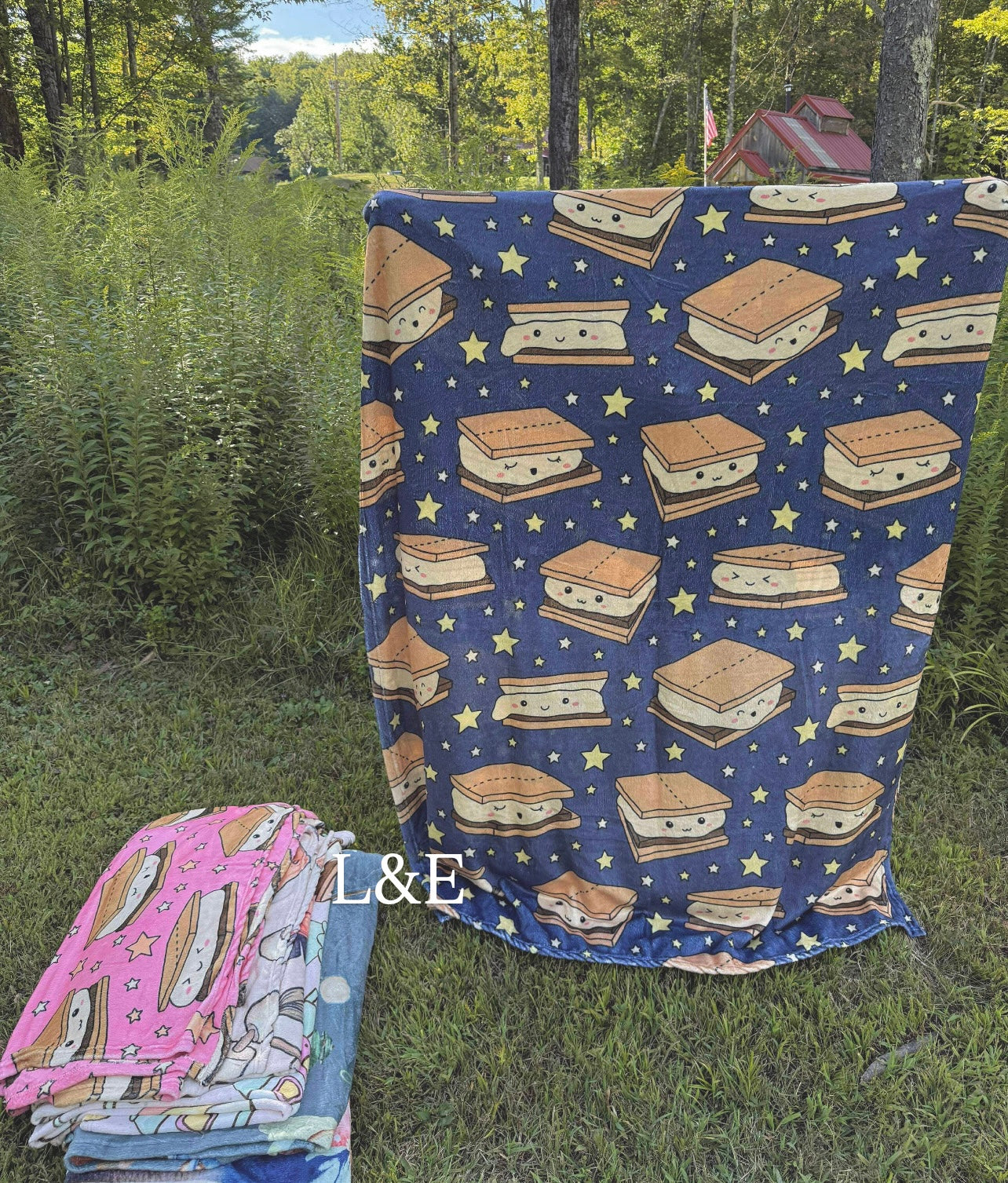 Cozy camping blankets