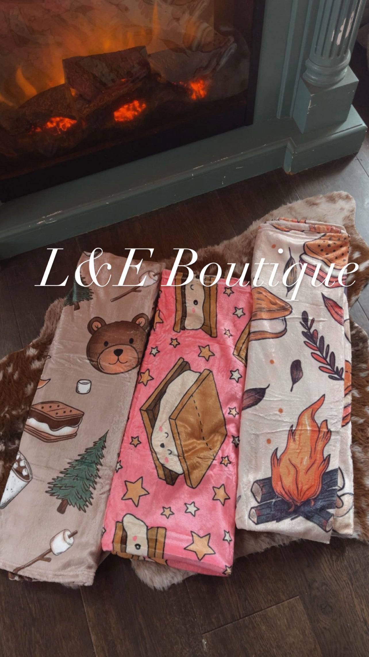 Cozy camping blankets
