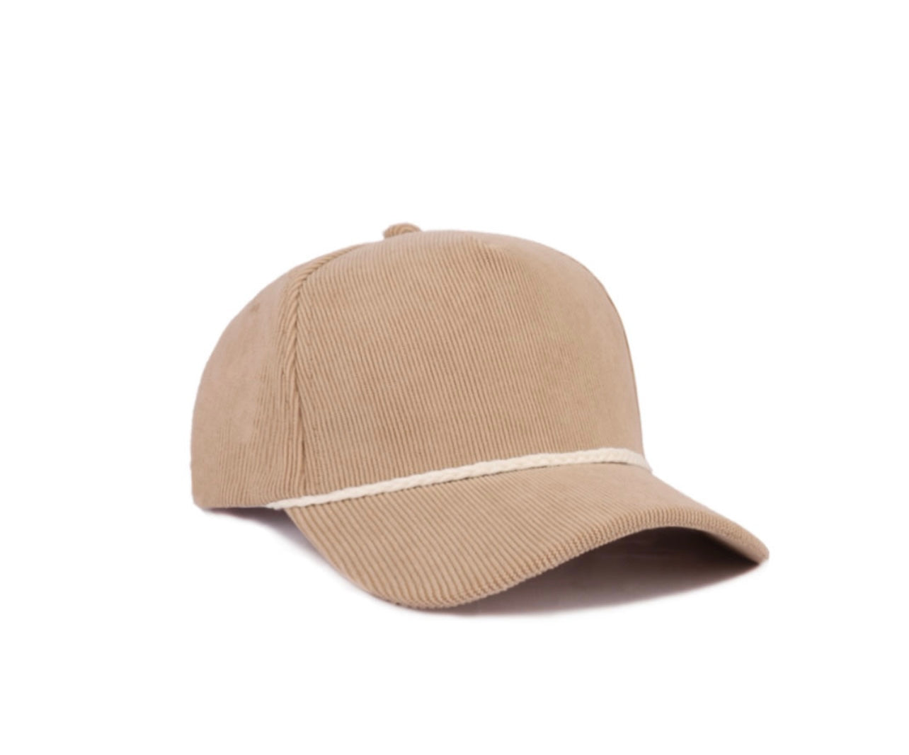 Rope corduroy SnapBack hat