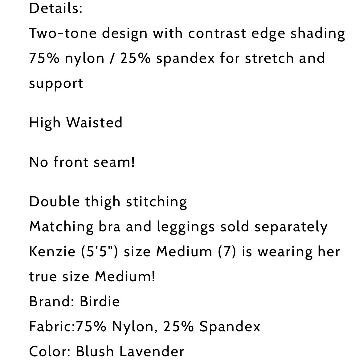 POWERSPLIT LEGGINGS(PREORDER- arriving mid July)
