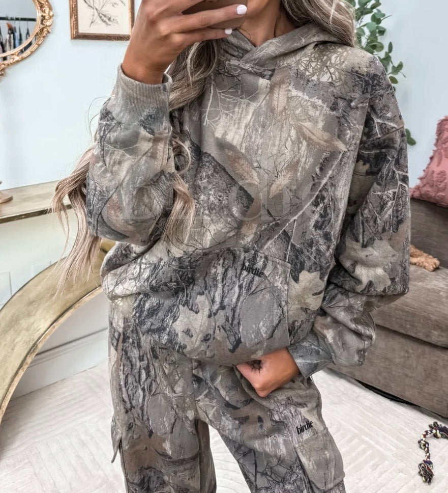 Hideaway hoodie in stone ridge camo(PREORDER-arriving early October)