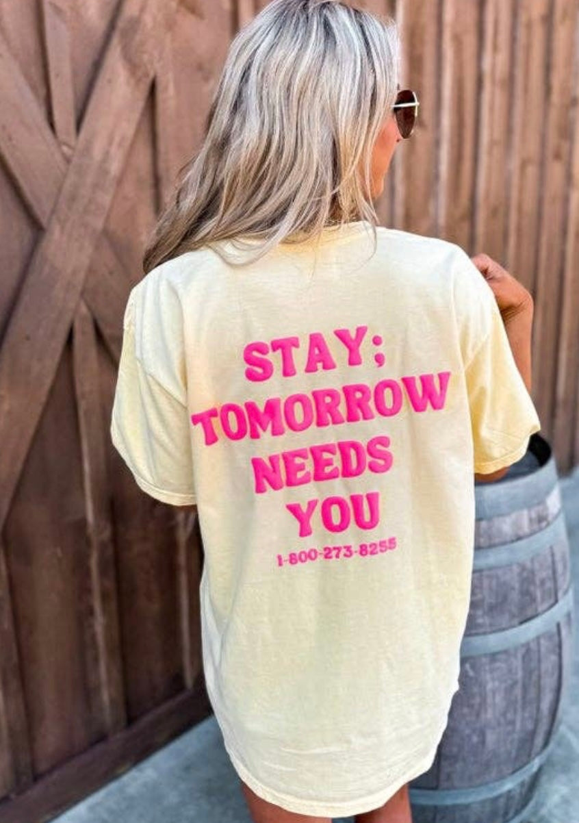 Tomorrow needs you