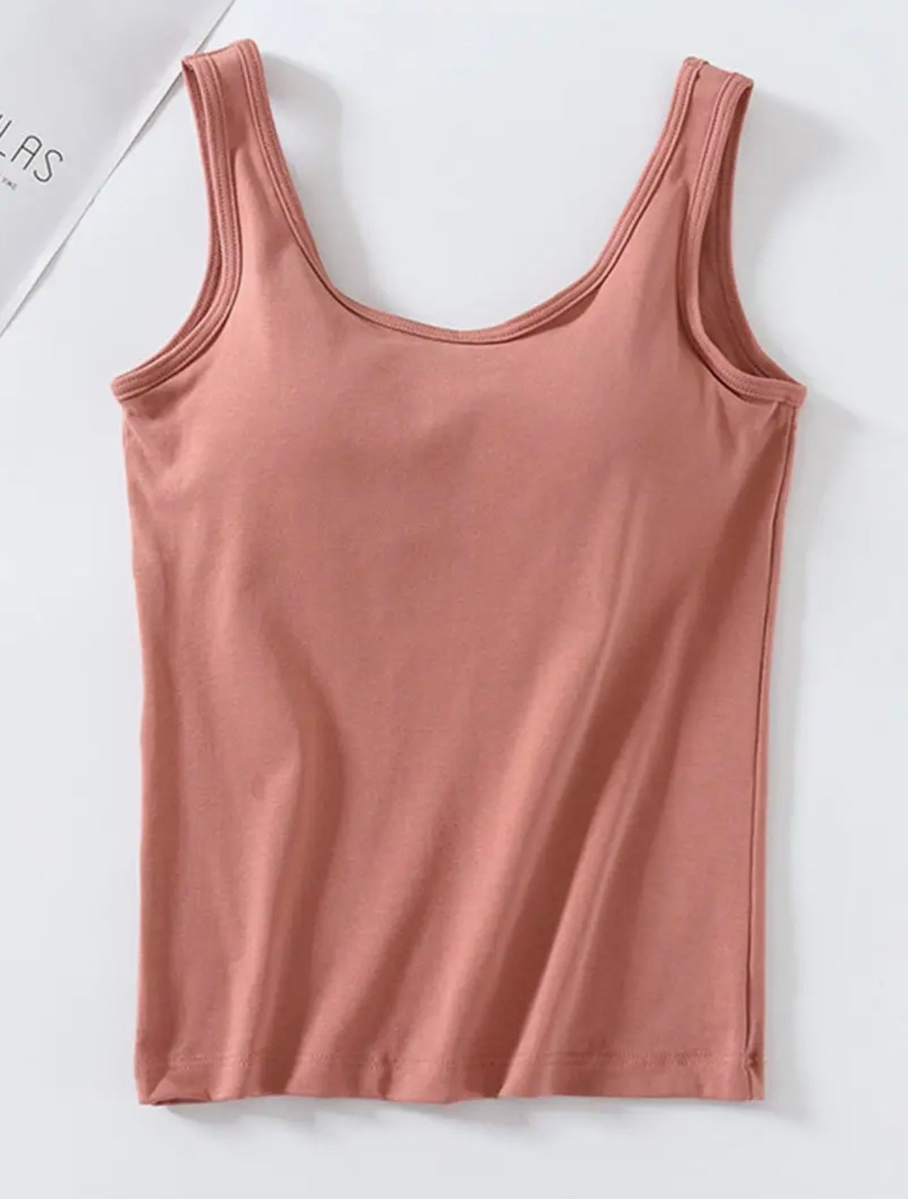 Chic scoop neck tank top (PREORDER- arriving end of June)