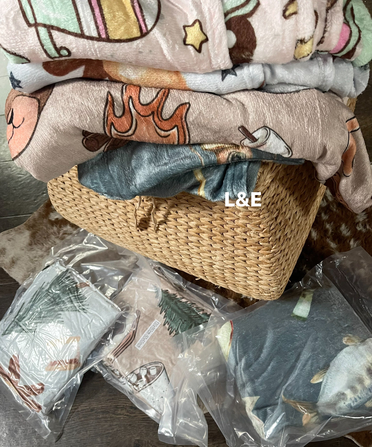 Cozy camping blankets
