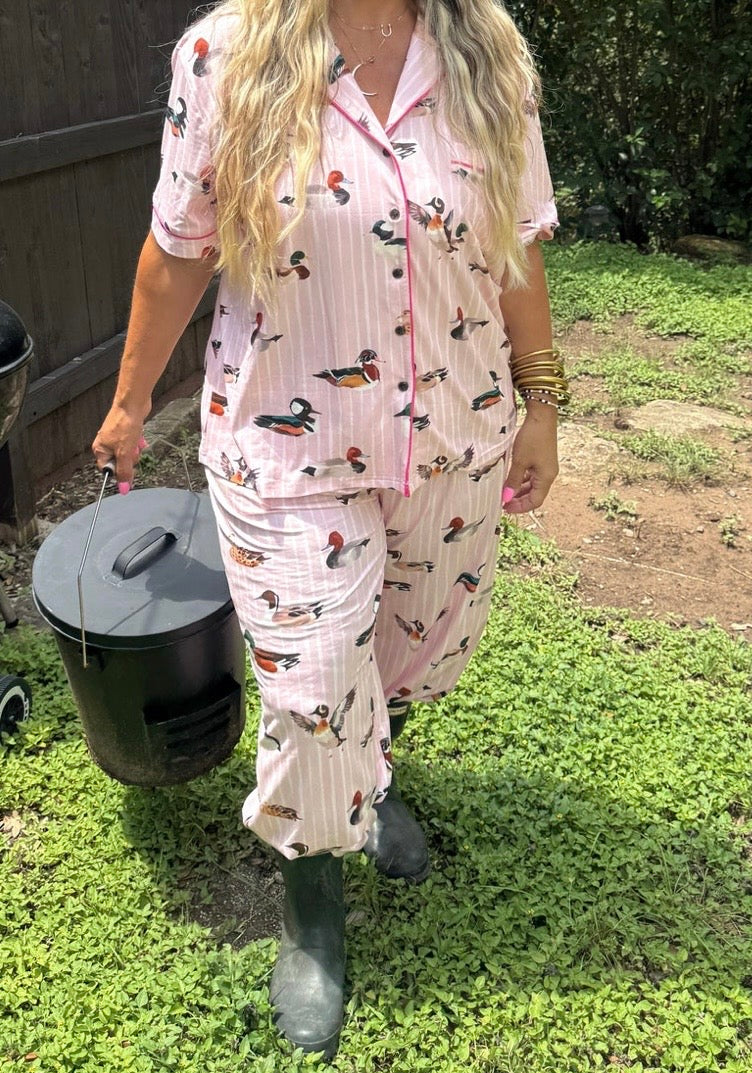 Outdoor girl luxe pj set (PREORDER- arriving mid/end August)