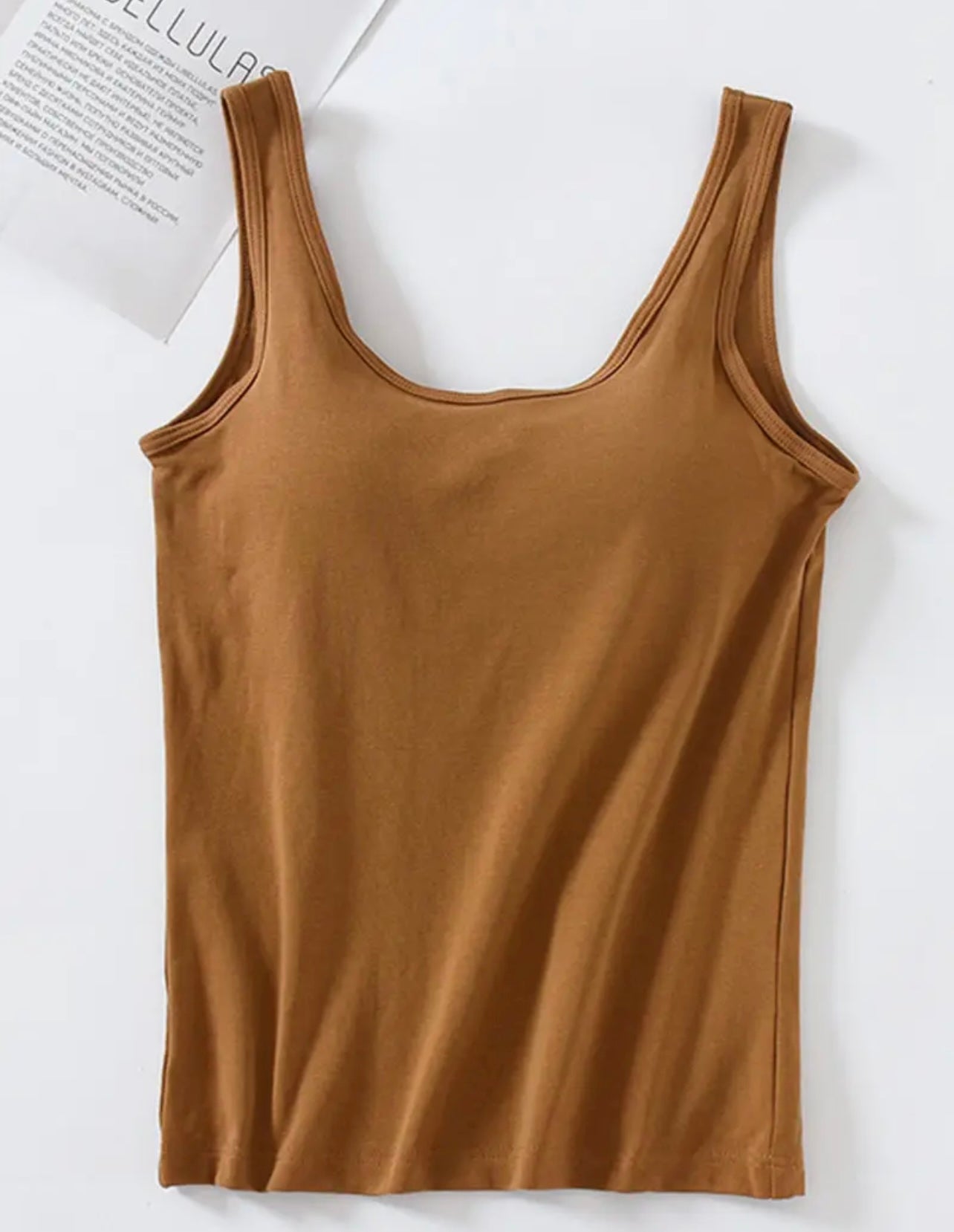 Chic scoop neck tank top (PREORDER- arriving end of June)