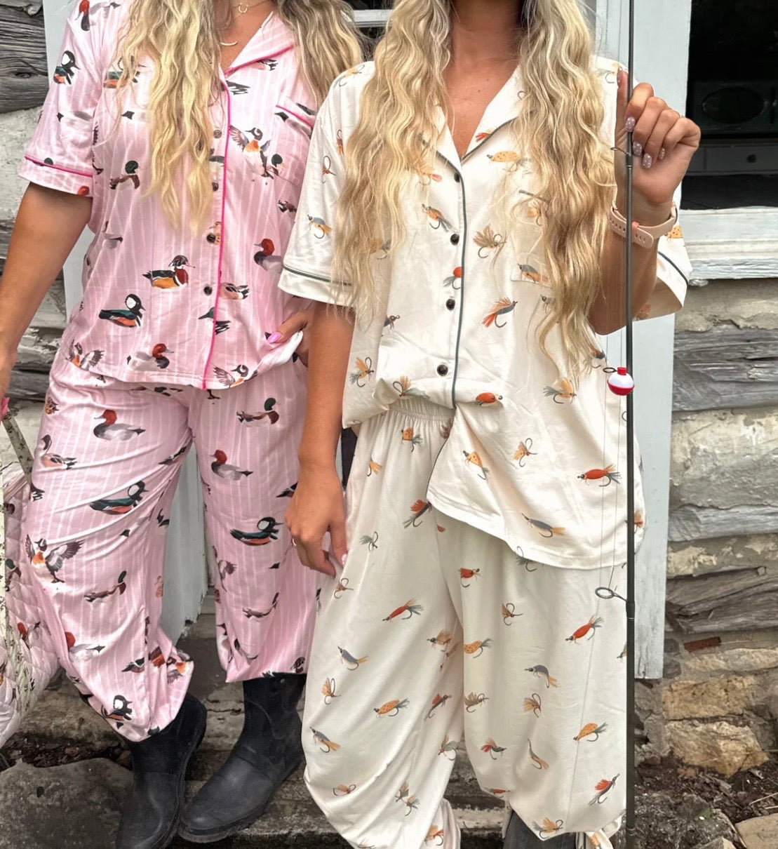 Outdoor girl luxe pj set (PREORDER- arriving mid/end August)
