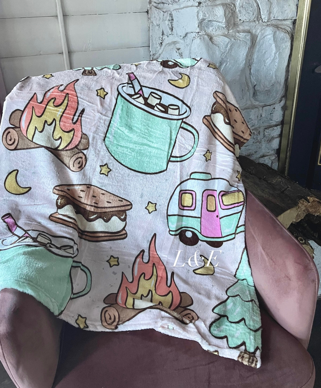 Cozy camping blankets