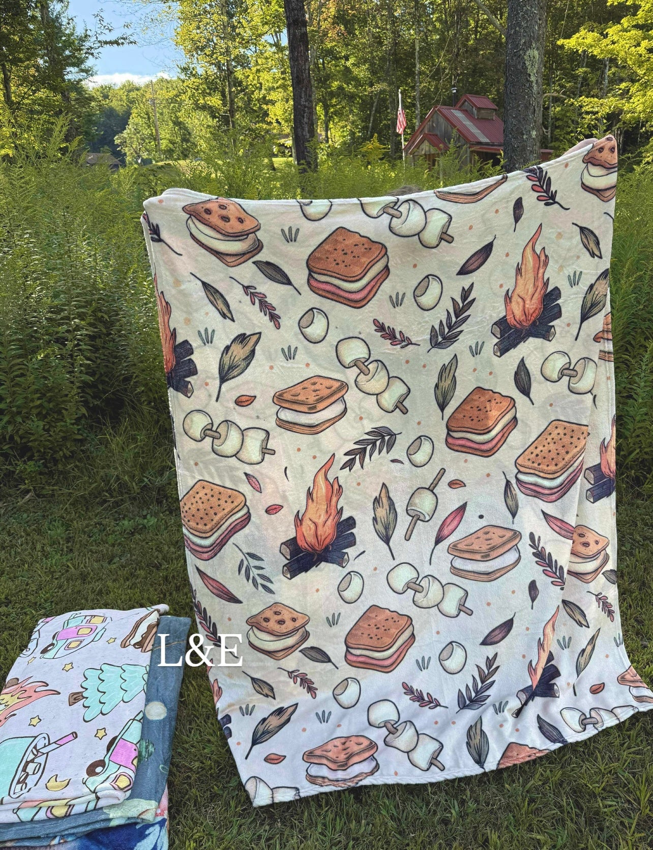 Cozy camping blankets