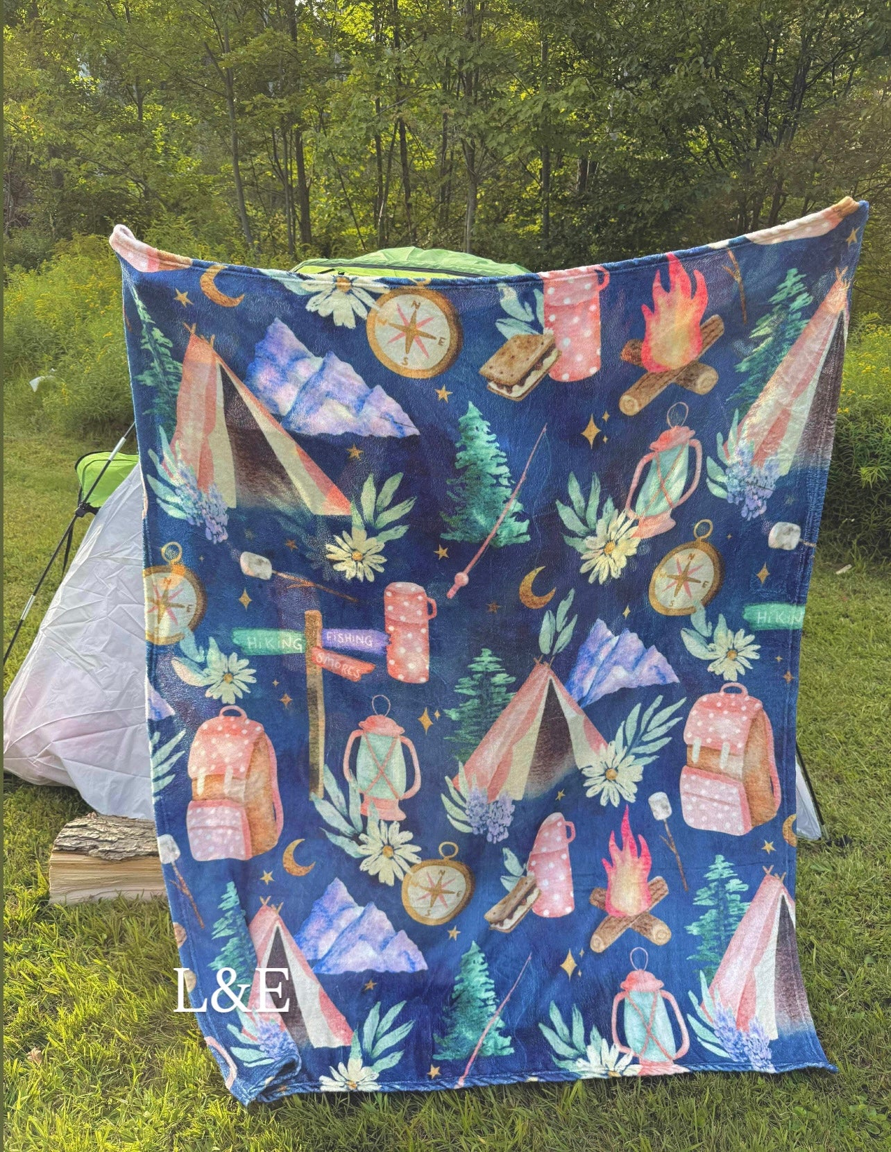 Cozy camping blankets