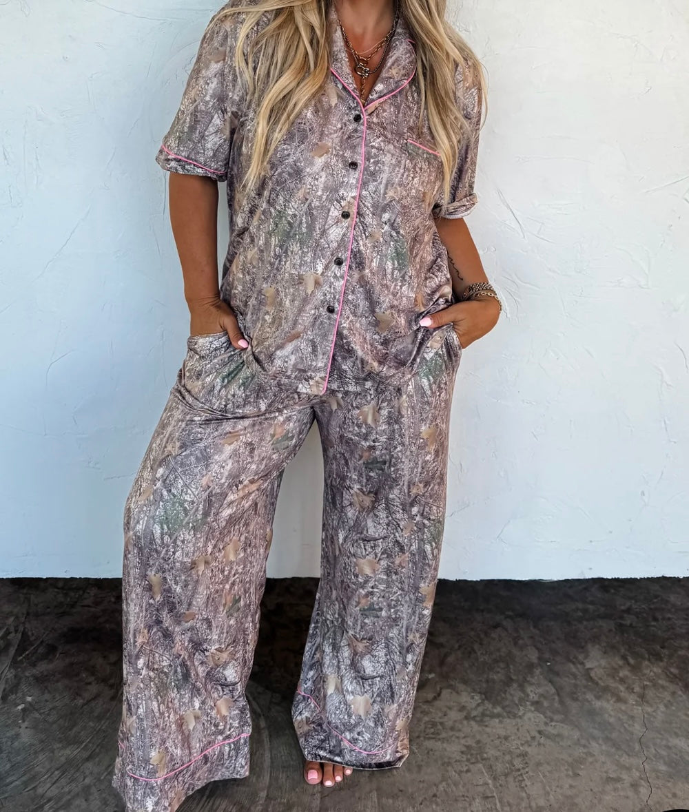 Cabin cozy luxe pj set