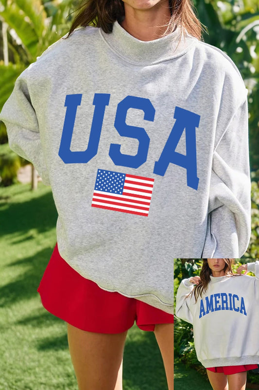 Reversible sweatshirt