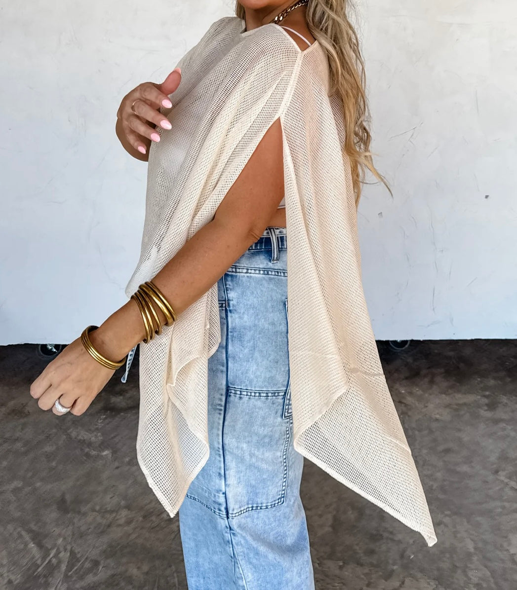 Mesh poncho