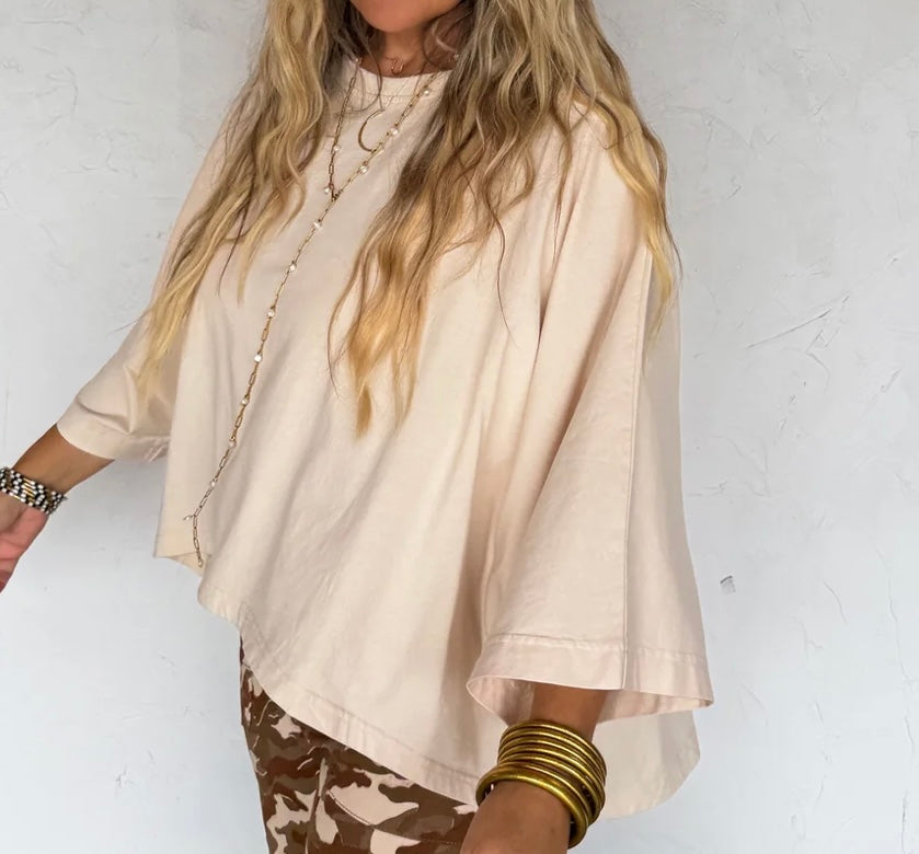 Oversized wash tee (PREORDER- arriving end of June/early July)